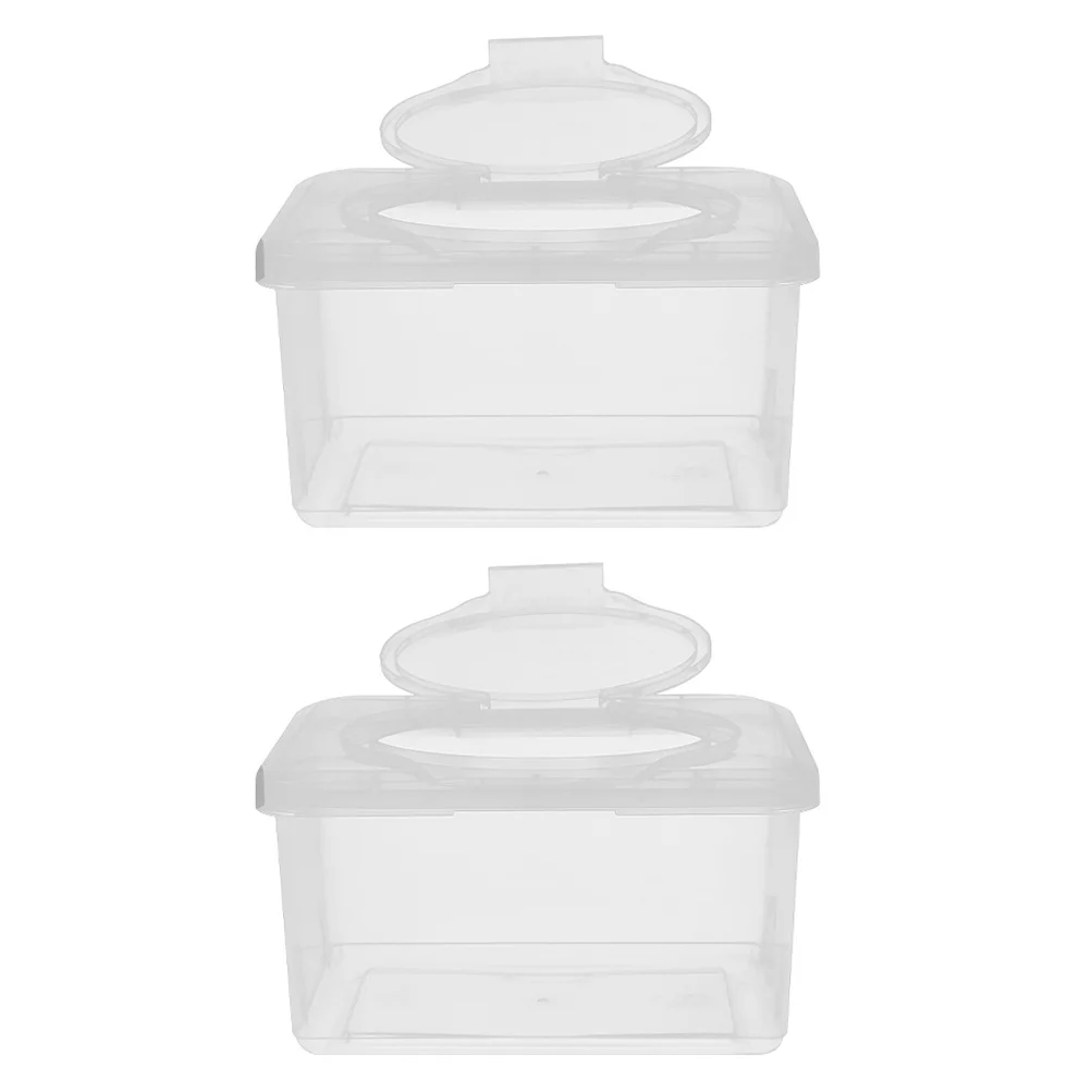 2 pezzi dispenser di salviette per il viso porta salviette umidificate per bambini coperchio in silicone sigillato con una sola mano decorazione multifunzionale per il bagno della scuola materna