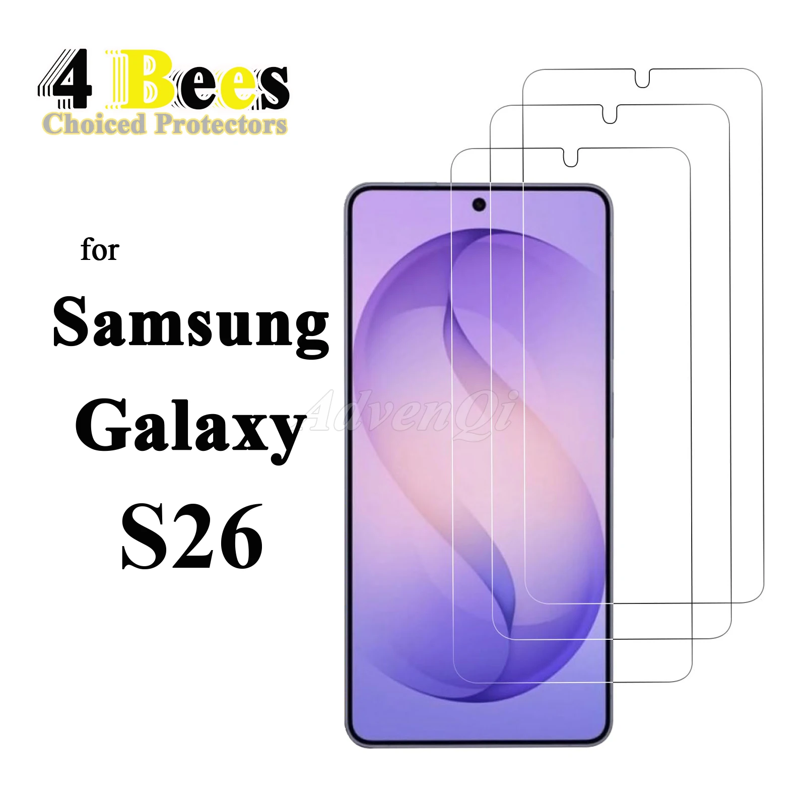 1/3 Pcs Tempered Glass For Samsung Galaxy S26 Screen Protector Protective Mica Cryatal Anti Scratch Case Friendly