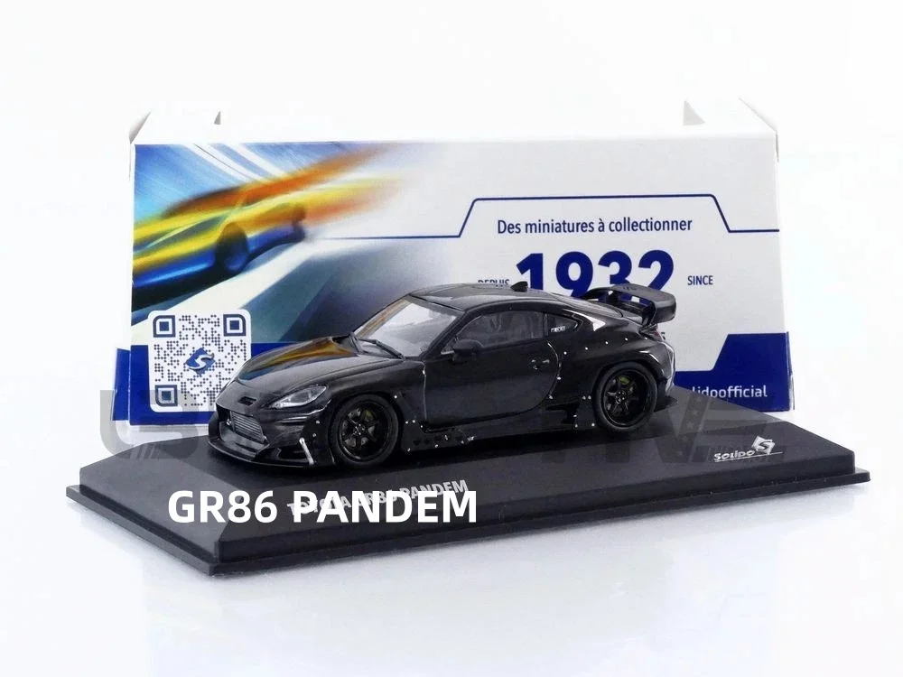 SOLIDO 1/43 - JDM GR86 PANDEM - 2022 S4315104 Diecast Model Car Collection Limited Edition Alloy