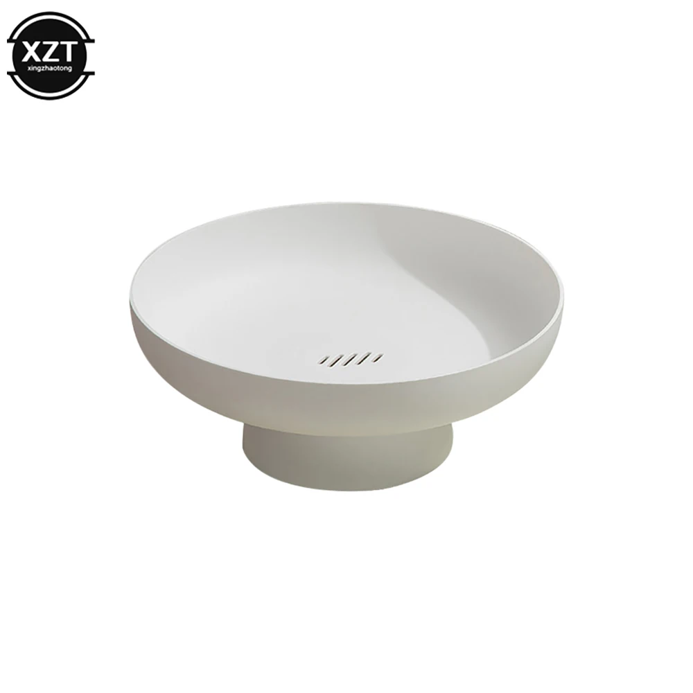 

Nordic PP Fruit Storage Rack Removable Bottom Drainer Basket Snack Candy Plate Home Organizer Kitchen Tool Vegetable Food Tray