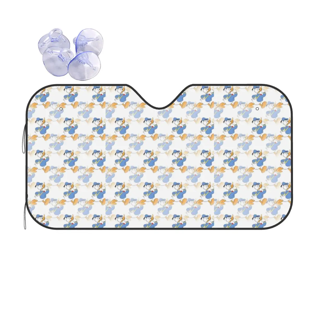 

Custom Donald Duck Anime Manga Front Windshield Sunshade Foldable Window Shade Sun Visor Protector
