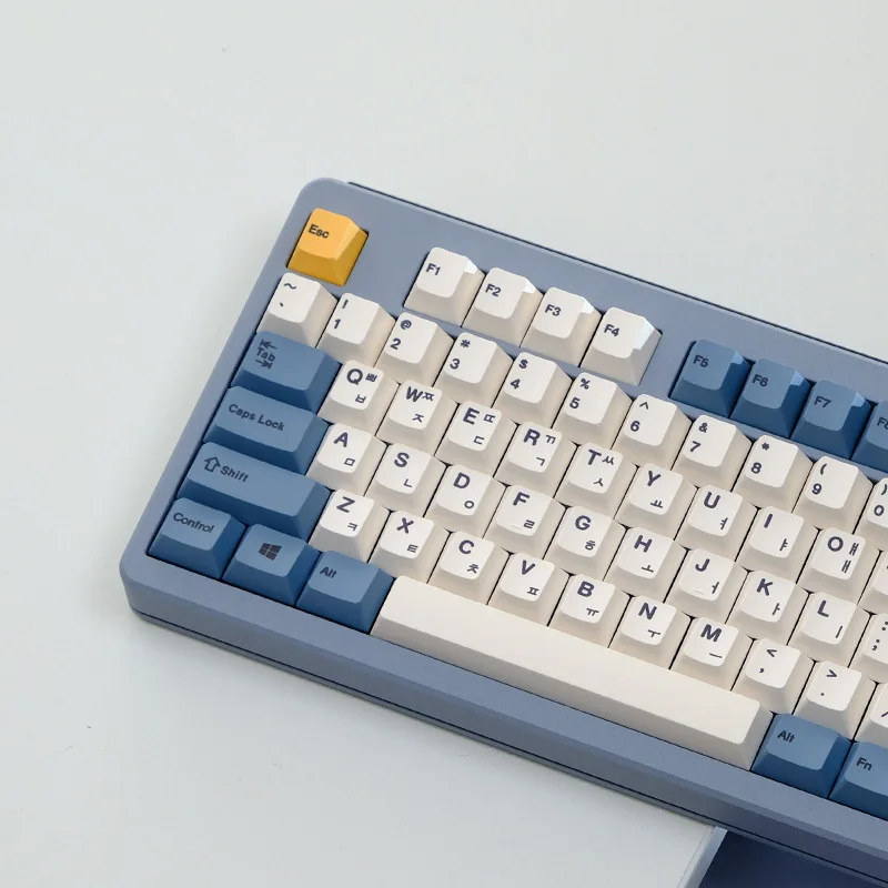 

Apricot theme color scheme simple keycap original height PBT hot sublimation Korean mechanical keyboard keycap MAC compatible