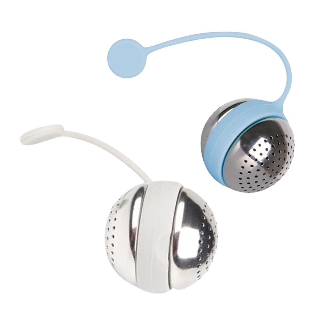 

2pcs Tea Infusers Ball Stainless Steel Tea Strainer Filter Tea Making Supplies Tea Infusion Accessories for Home Tea (Blue