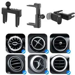 Universal Car Air Vent Clip Mount 17mm Ball Head for Car Round Air Outlet Cell Phone Holder GPS Bracket for Mercedes Benz