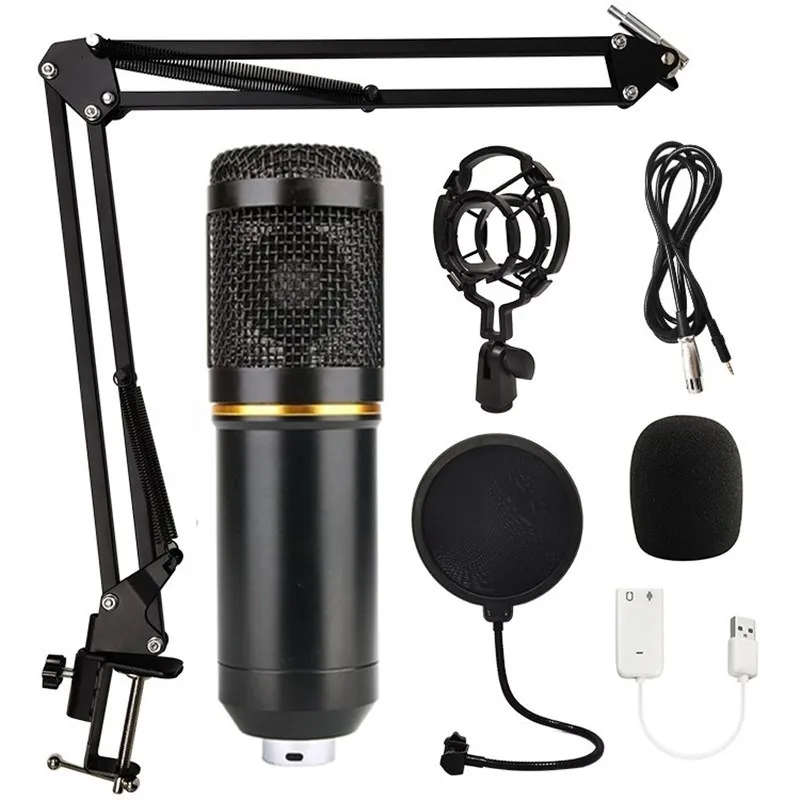 BM 800 Microphone Condenser Professional Microphone Home Studio Microphone BM800 Recording Microphone for Computer Sound Card