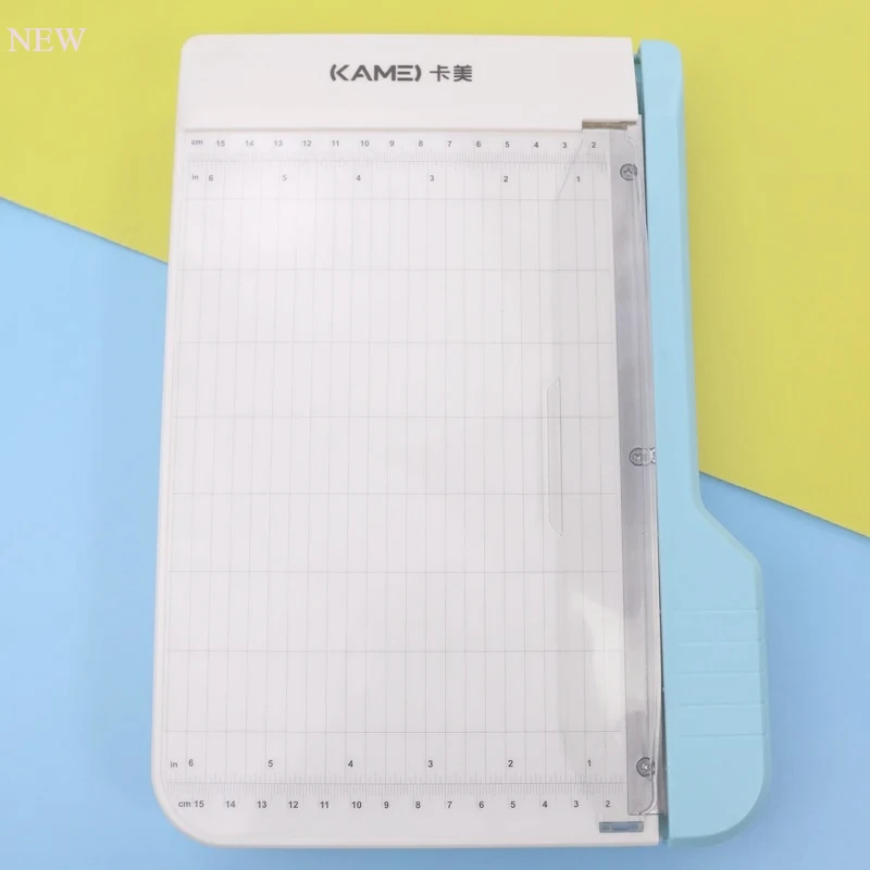 Guillotine Trimmer with Built-In Measurement Guide Professional 4x6 Inch Paper Cutter – Portable
