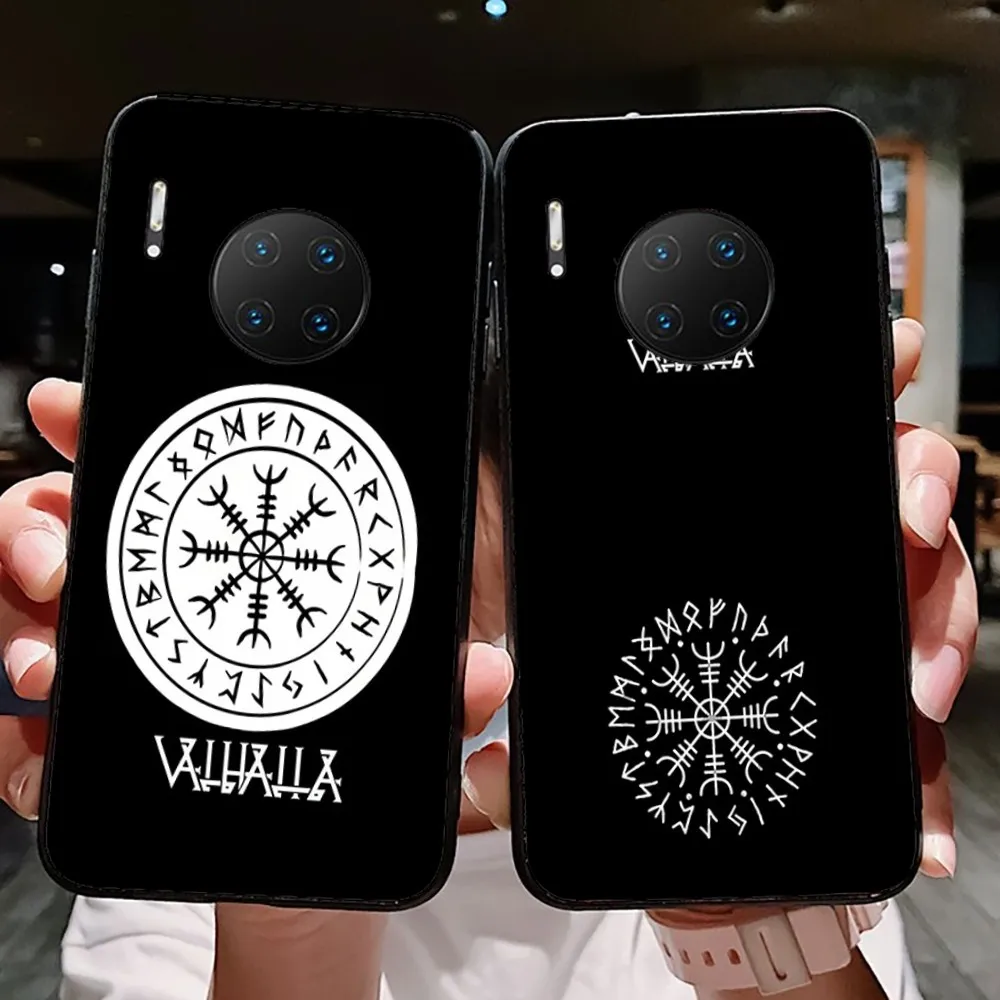 V-Viking V-Vegvisir Logo Phone Case For Huawei Mate 10 20 30 40 50 lite pro Nova 3 3i 5 6 SE 7 pro 7SE