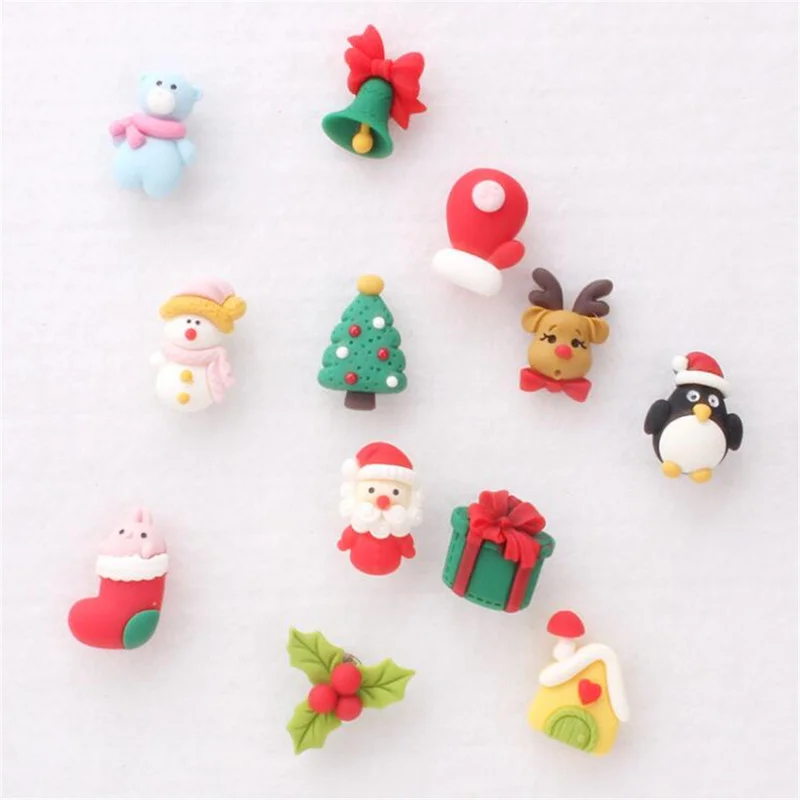 

12pcs Christmas Shape Push Pin Xmas Thumb Tack Decoration Pushpins Cork Board Picture ThumbTacks Fixed Photo Wall Map Pins