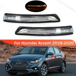 For Hyundai Accent 2018 2019 2020 LED Rearview Side Mirror Turn Signal Light Lamp 87614-H6000 87624-H6000