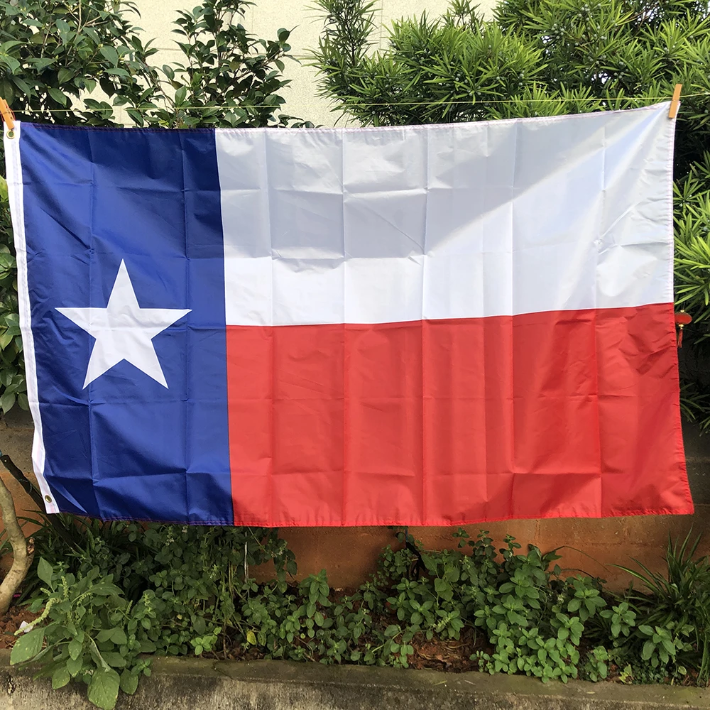 Z-ONE FLAG 3x5 Ft TEXAS  Flag 90x150cm polyester hanging  TEXAS TX American Lone Stars USA state  Flag