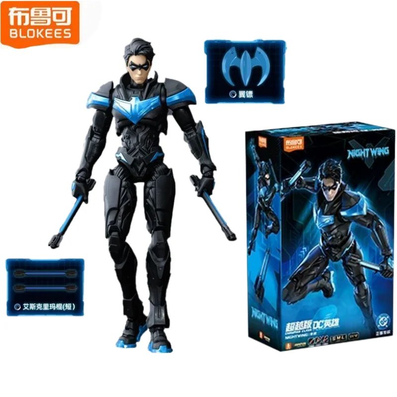

BLOKEES Building Block Man DC Heroes Beyond Edition 03- Nightwing Assembly Model Children's Gifts Collect Ornaments Boy Toy