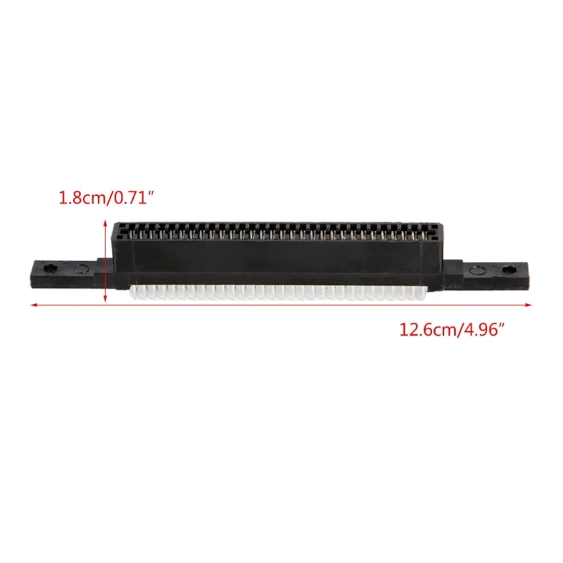 Conector 60 pines para consola clon, adaptador cartucho juego, conector ranura para lector tarjetas