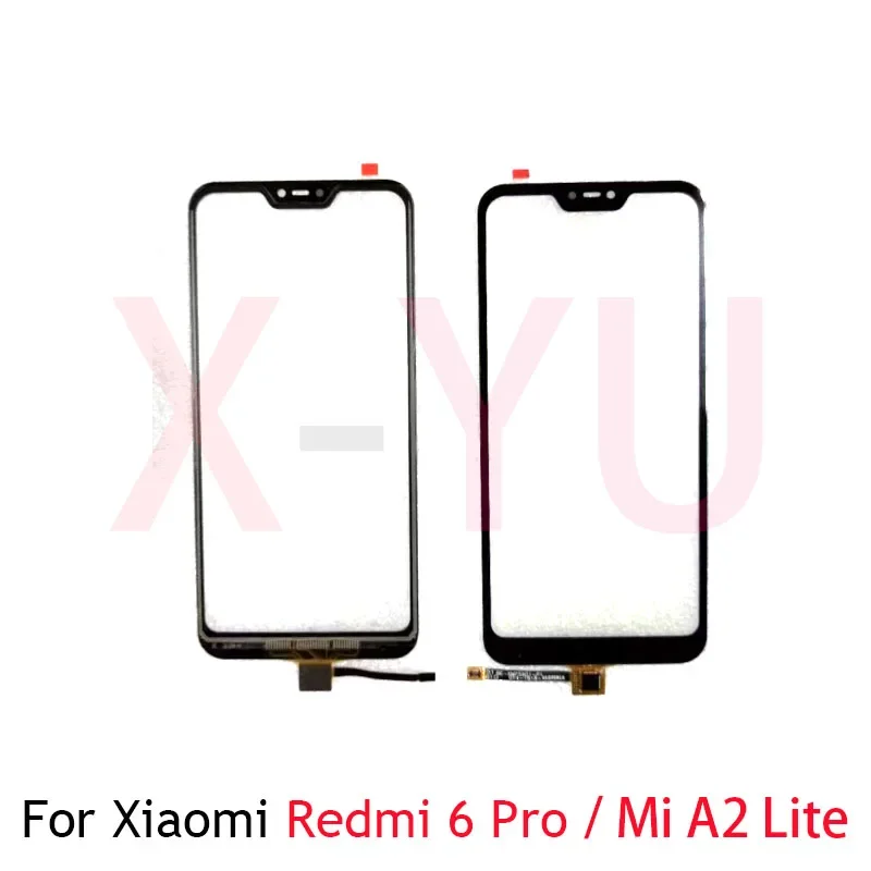 For Xiaomi Redmi 6 / 6A / 6 Pro / Xiaomi Mi A2 Lite Touch screen sensor LCD Display Digitizer Glass cover touch screen