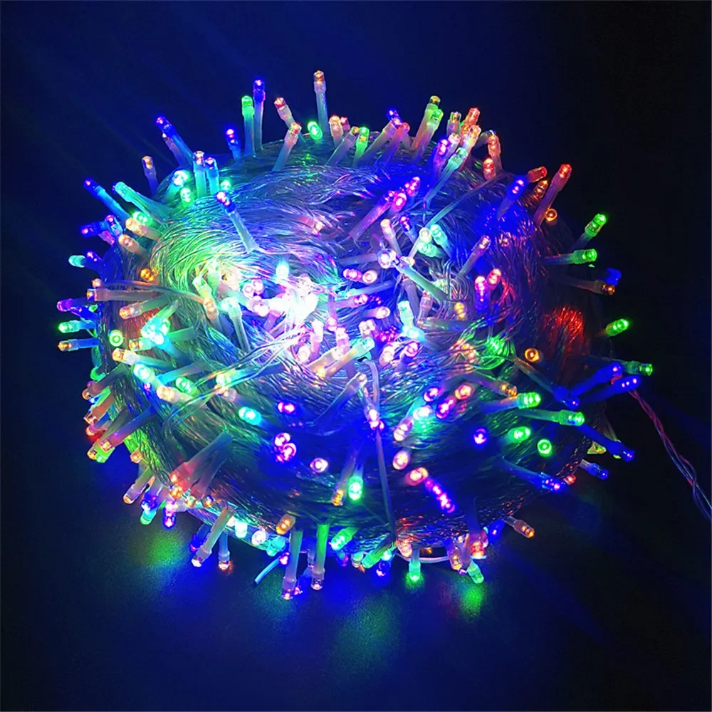 10M LED Strings Light US Plug Christmas Garland Light Holiday Light Outdoor Light for Xmas Tree Wedding Party Decor New Year