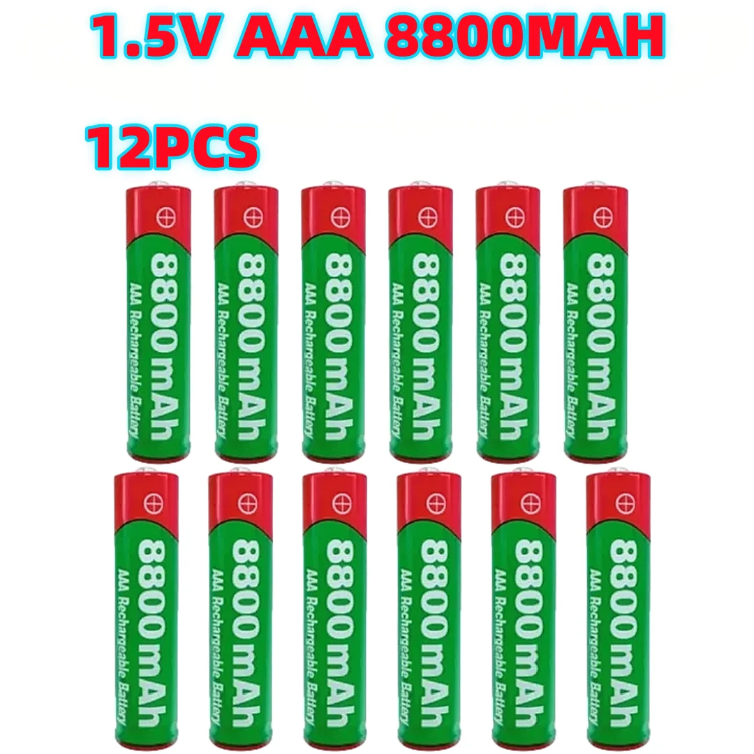 NIEUWE 8800mAh Oplaadbare Batterij AAA Alkaliteit Batterij 1.5 V AAA Batterij voor Klokken Muizen Computers Speelgoed enzovoort