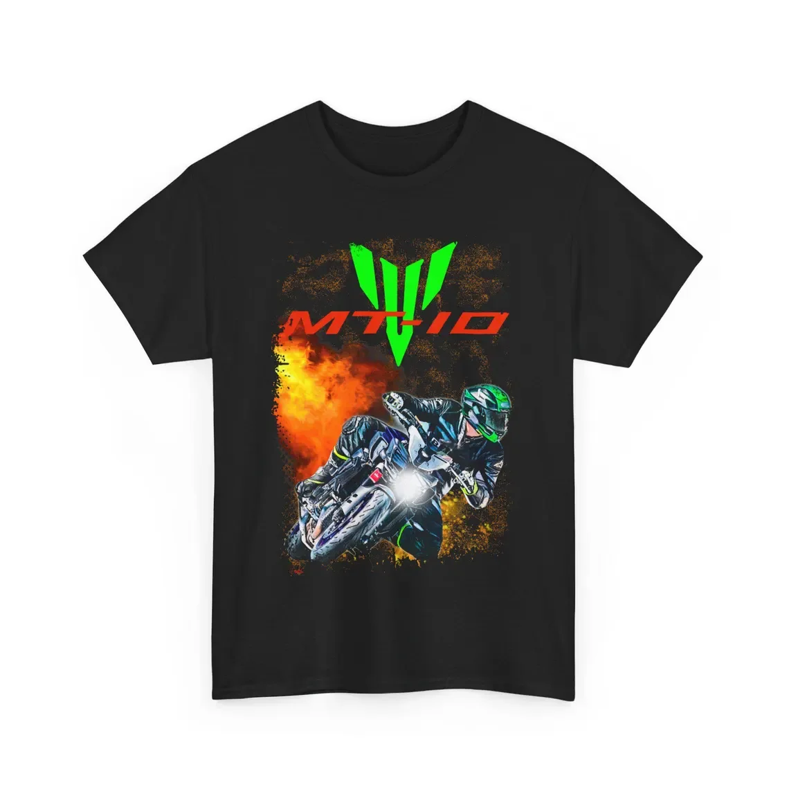 

MT-10 T Shirt Hyper Naked Motorcycle Tee CP4 Crossplane Engine Rider Graphic Top For MT Fans Dark Side of Gift