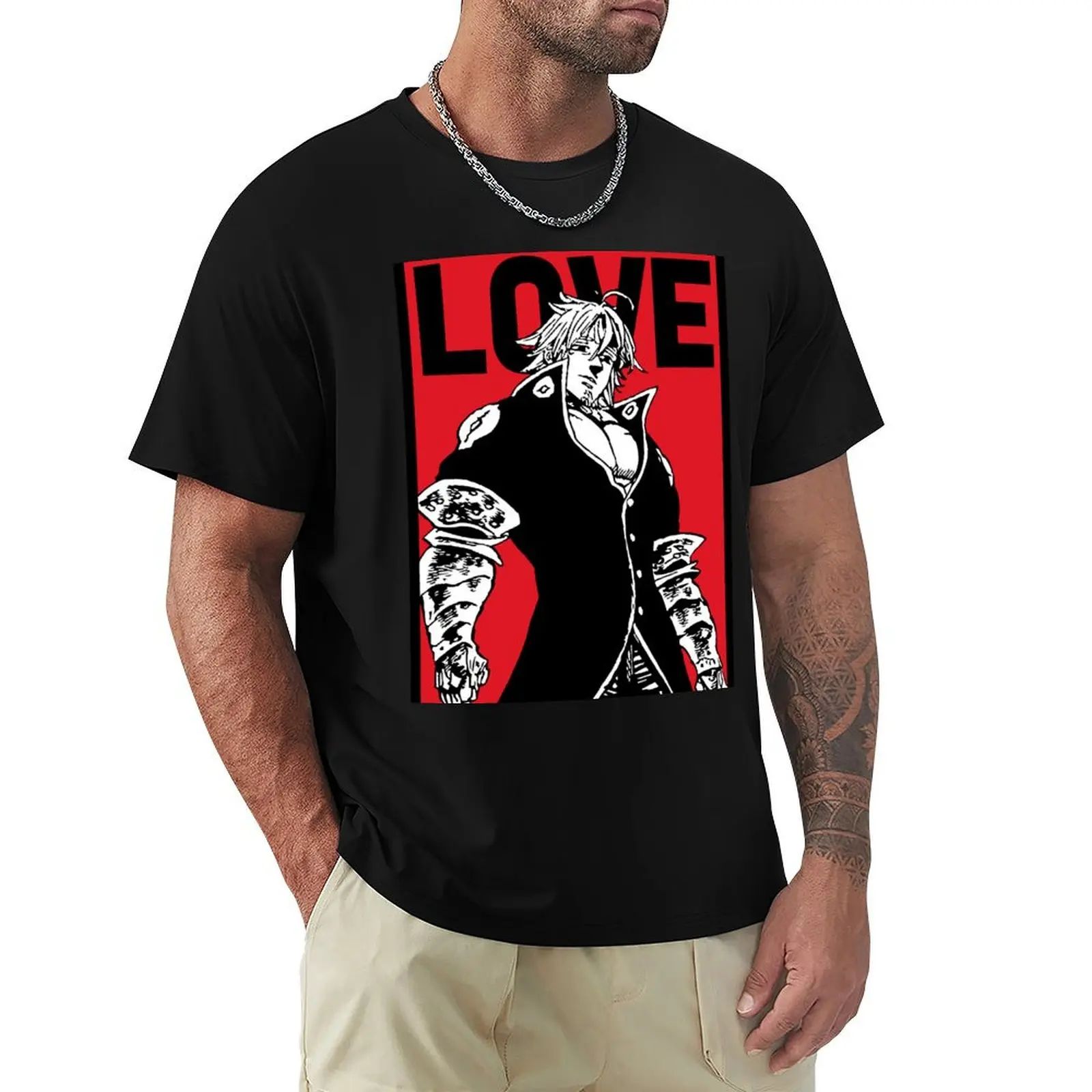 

Estarossa the Love T-Shirt street wear custom t-shirts graphic t shirt vintage luxury designer mens t shirts top quality