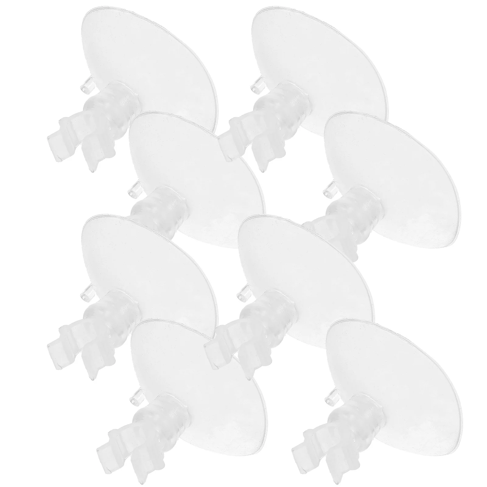 

8Pcs Strong Suction Cups Plastic Clamp Fixing Tool for Aquarium Fish Tank Tube Holder Clip Transparent Durable