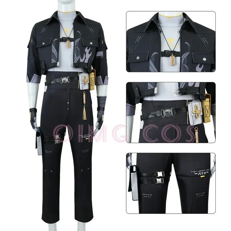 

Drifter Cosplay Costume Wuthering Waves Carnival Uniform Wig Anime Halloween Costumes Men Game Character Outfits