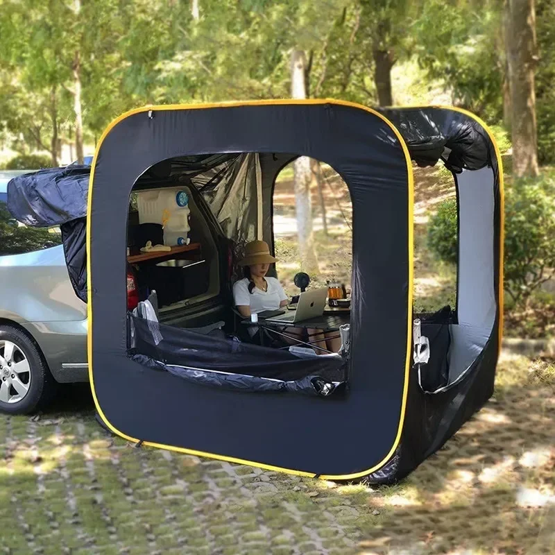 

Tent for Car Automatic Pop Up Car Rear Tent Universal SUV Multi-function Portable Awning Self Driving Travel Camping Fishing