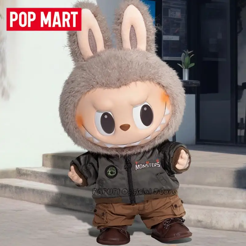 

POP MART LABUBU THE MONSTERS JUMP FOR JOY Резиновая фигурка 2 серии Mystery Box Подлинная слепая коробка Guess Toys Сумка Орнамент