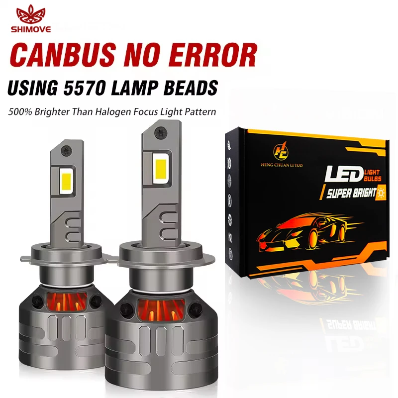 300W 300000LM H7 H4 H1 LED Car Headlight CANBUS Bulbs  9005 HB3 9006 Turbo Light H11 H8 H9 LED Fog Auto Lamp 6000K 5570 12V 24V