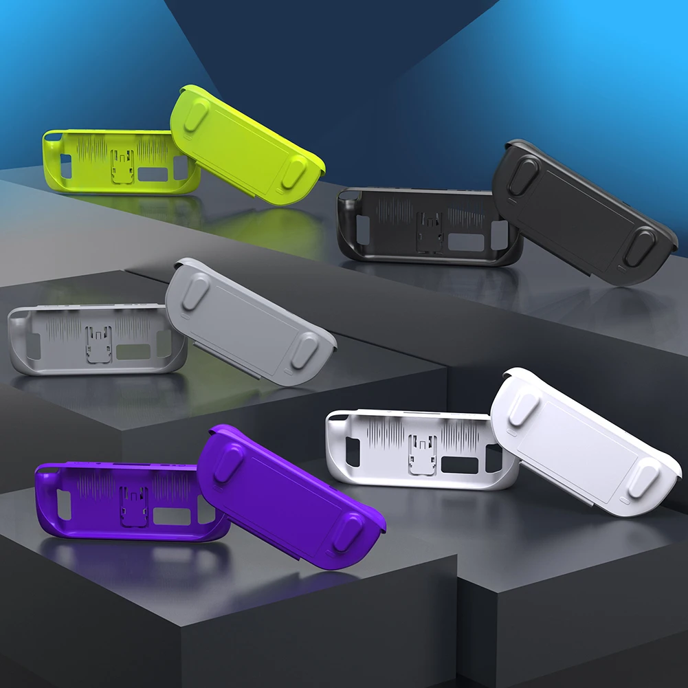 ["Custodia protettiva per console Steam Deck Coperchio anteriore rimovibile con cavalletto Accessori per giochi con guscio protettivo"]