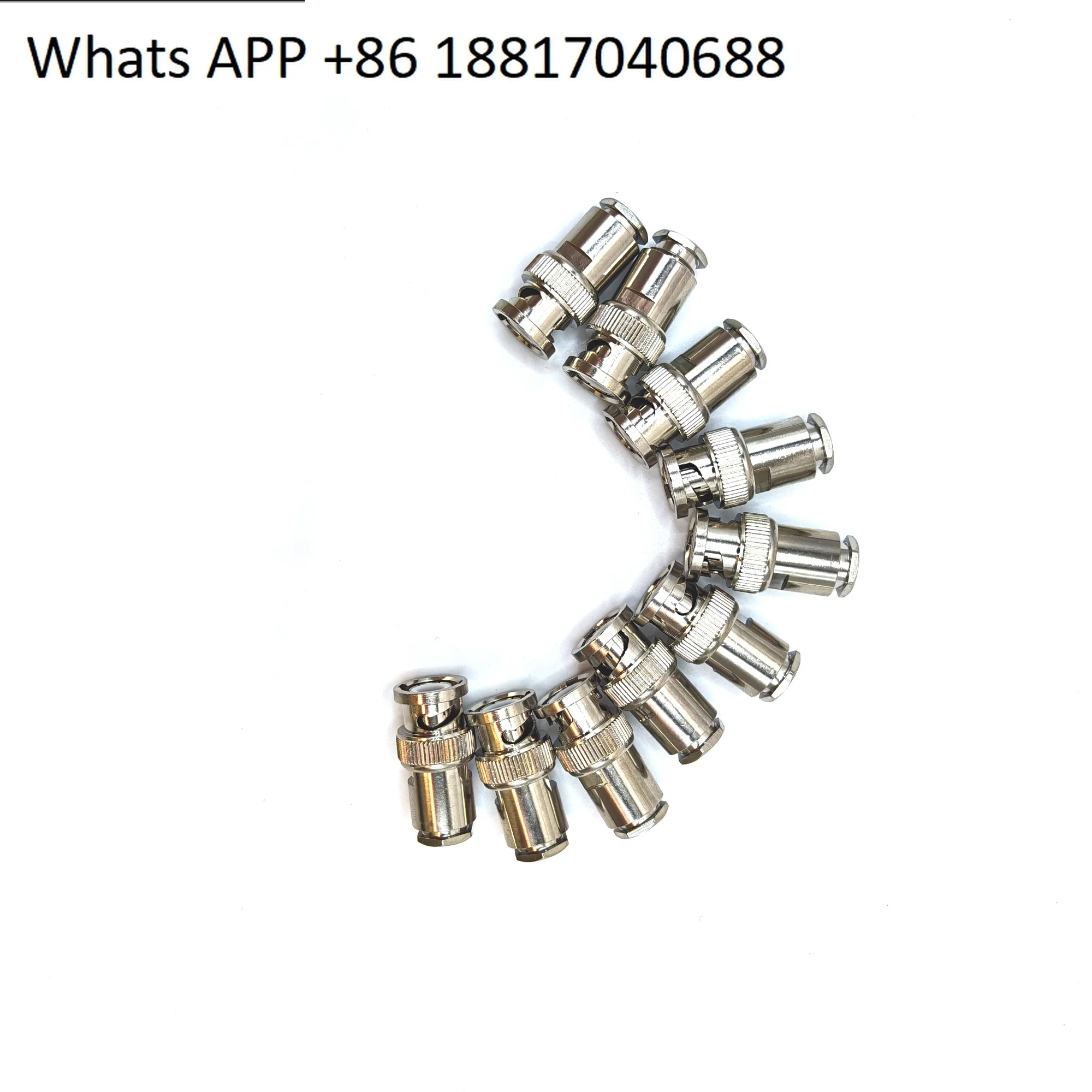 10PCS Assembled BNC Connector, 3.0 Hole, for RG174/178 Coaxial Cable