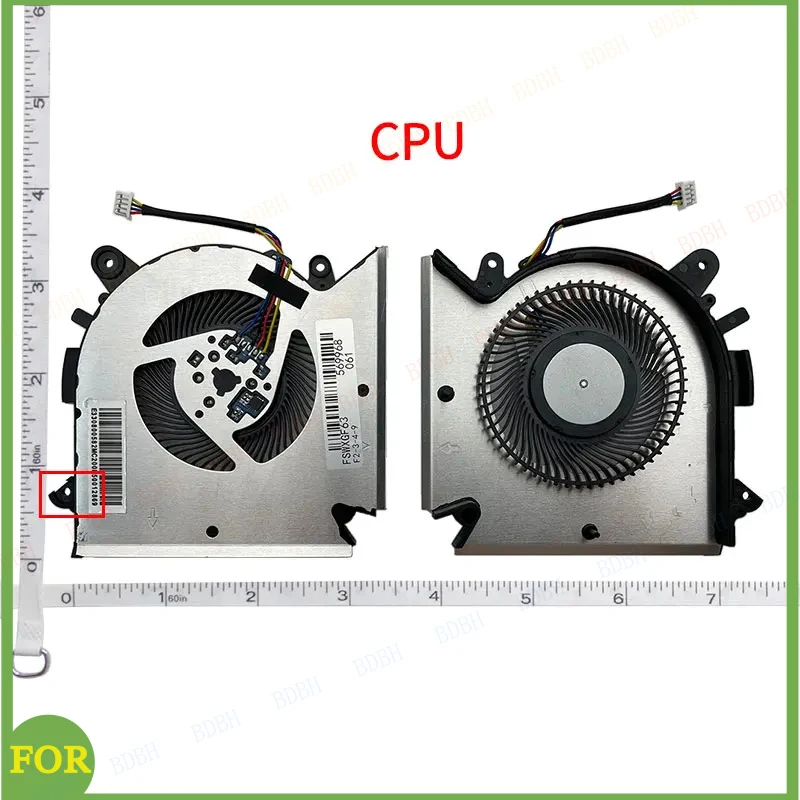 Laptop Cpu Gpu Cooling Fan For MSI GF65 GF63 GF76 GL76 GF66 MS-1583/1581/16R1/16R2/16R3/16R5/16W1 WF65 N413 N433 N477 N459 N460