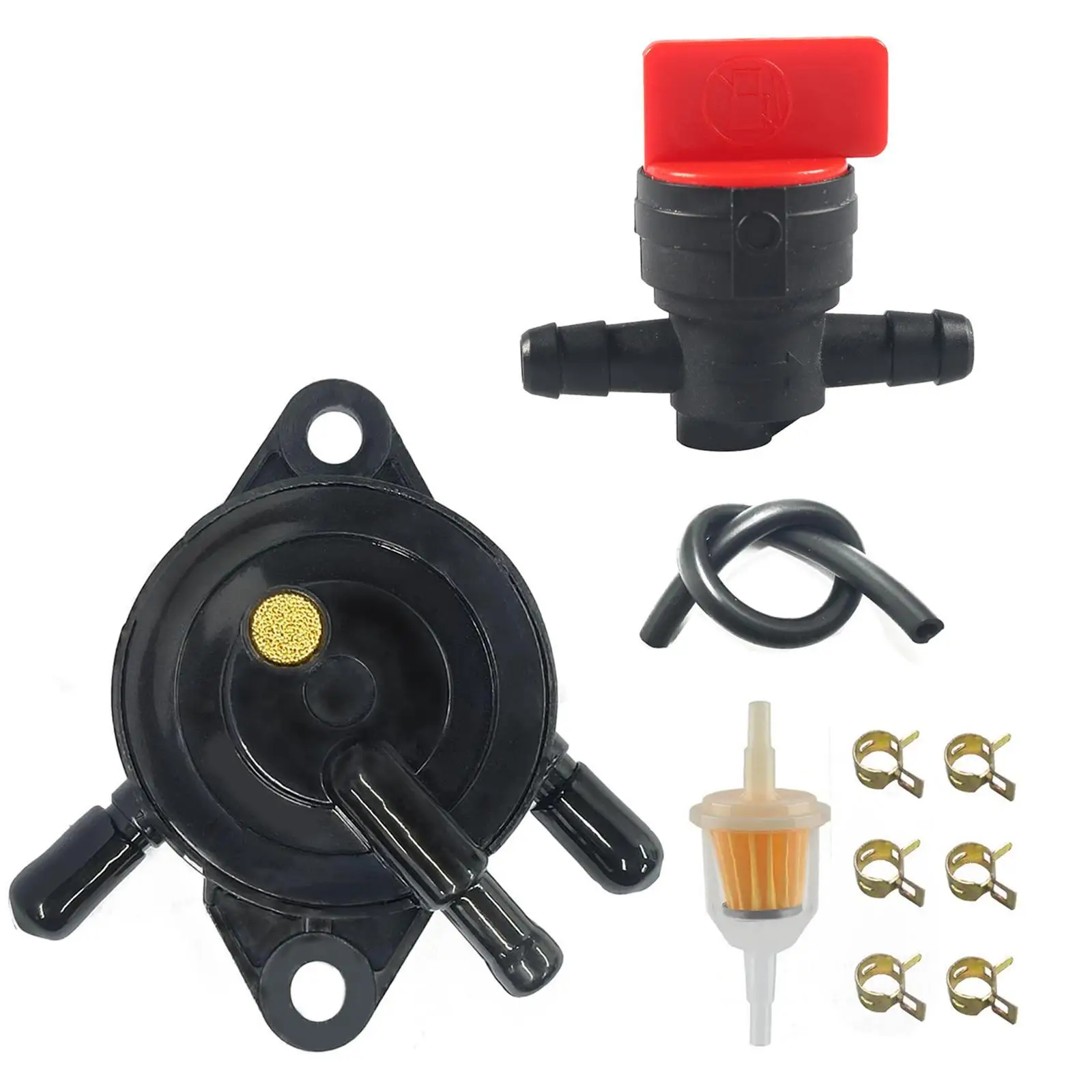 

Fuel Pump with Filtering and Oil Hose Easy to Install 491922 691034 for Lawn Mower/tractor CH17-ch25 CH730-ch740 LT166 L130