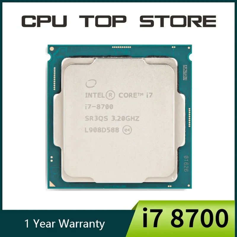 Intel Core i7 8700 3.2GHz Six-Core Twelve-Thread 12M 65W CPU Processor LGA 1151