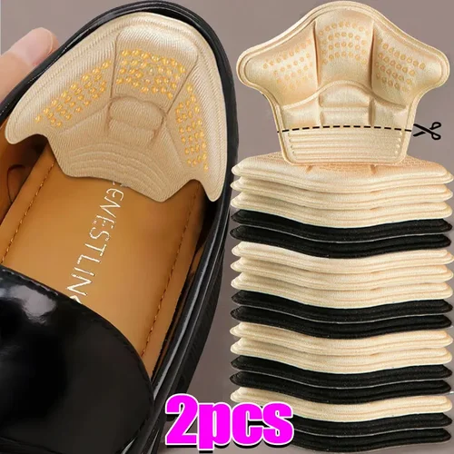 Imagen 2 del producto Nuevas pegatinas para el talón, protectores de talón, zapatillas, plantillas de tamaño retráctil, almohadillas antidesgaste para los pies, almohadillas para zapatos, ajuste de tamaño, inserciones de cojín de tacón alto