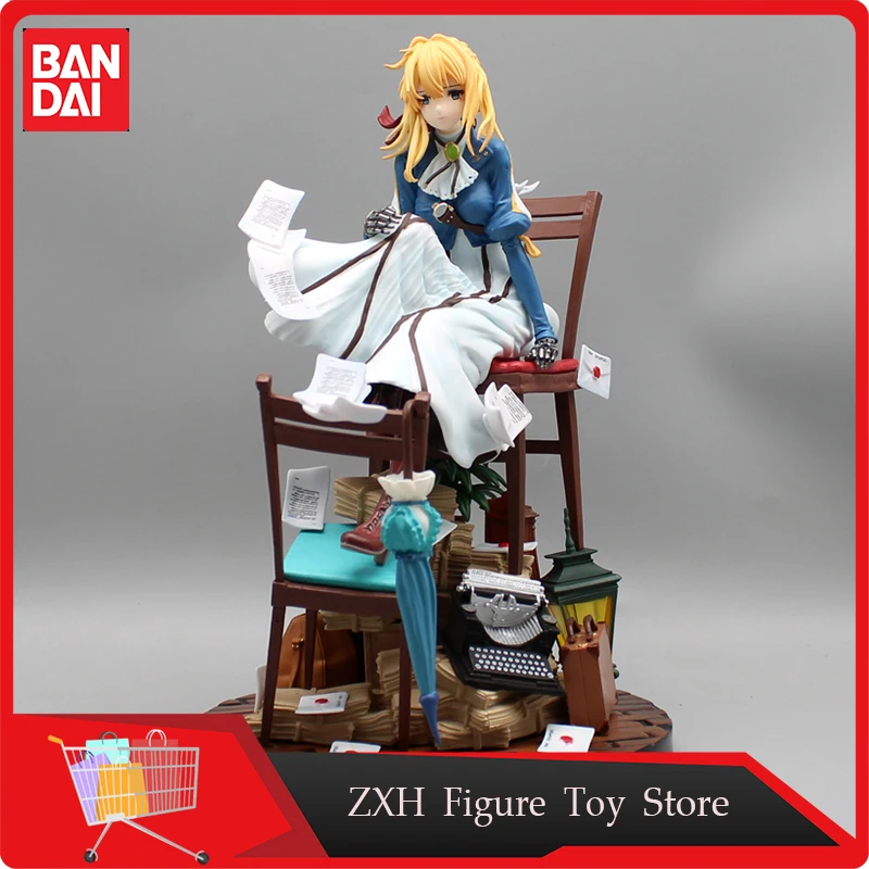 

28cm Anime Violet Evergarden Action Figures Gk Acrylic Figurine Model Collection Peripheral Creative Decoration Doll Toys Gifts