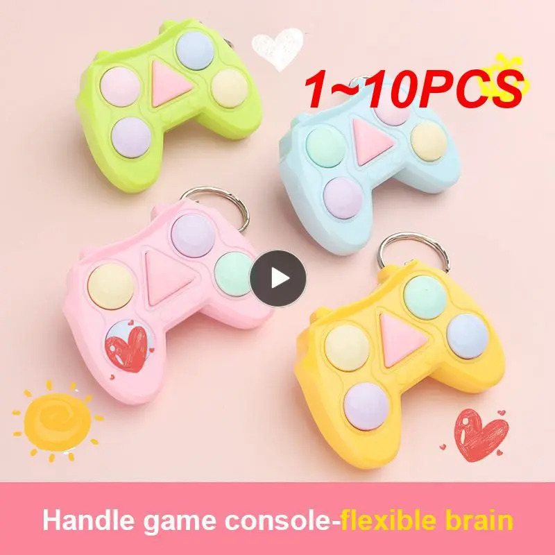 1~10PCS Fidget Mini Handle Fingertip Electronic Game Console Machine Baby Memory Trainer Creativity Interactive Puzzle Stress