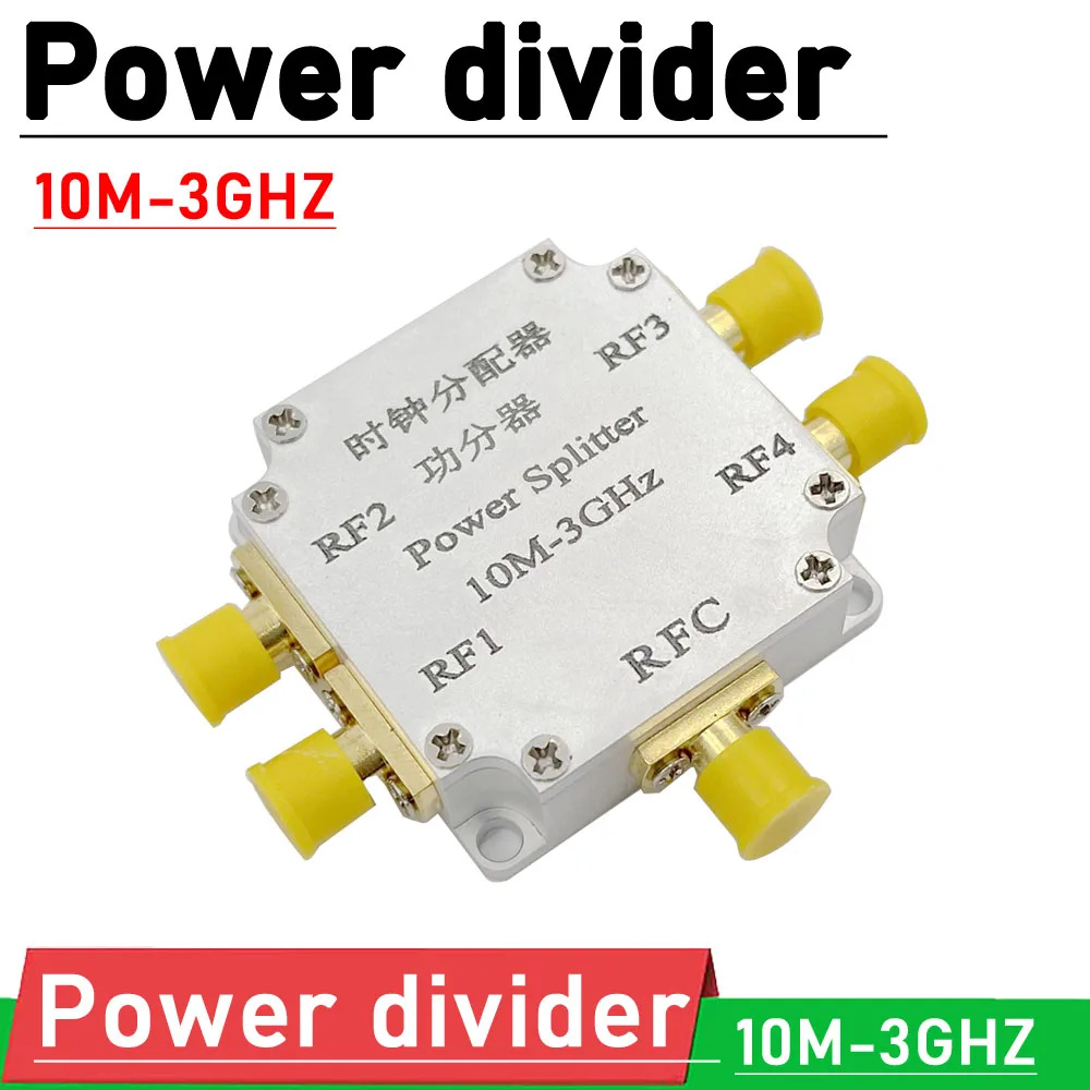 1 TO 4 RF power divider 10M-3GHZ clock divider power divider FOR Ham Radio amplifier