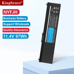 KingSener NYFJH Laptop Battery For DELL Precision 7530 7730 7540 7740 Series P34E P34E001 P34E002 P74F P74F001 P74F00 11.4V 97Wh