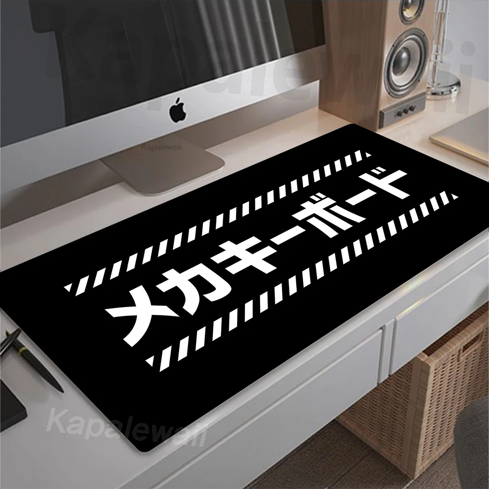 

Black and White Gaming Mousepad Office Mouse Pad XXL Large Mouse Mat Non-slip Desk Mat Laptop Speed Keyboard Pads 900x400mm