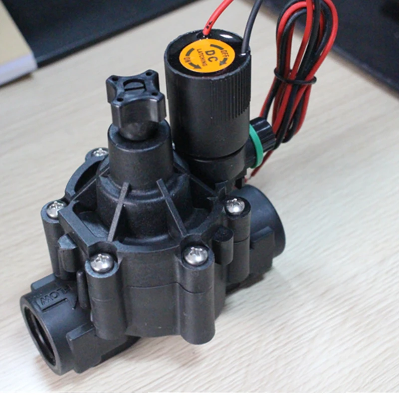 101DH - DC Latching  1 in. DH Series Inline Plastic Residential Irrigation Valve with Flow Control