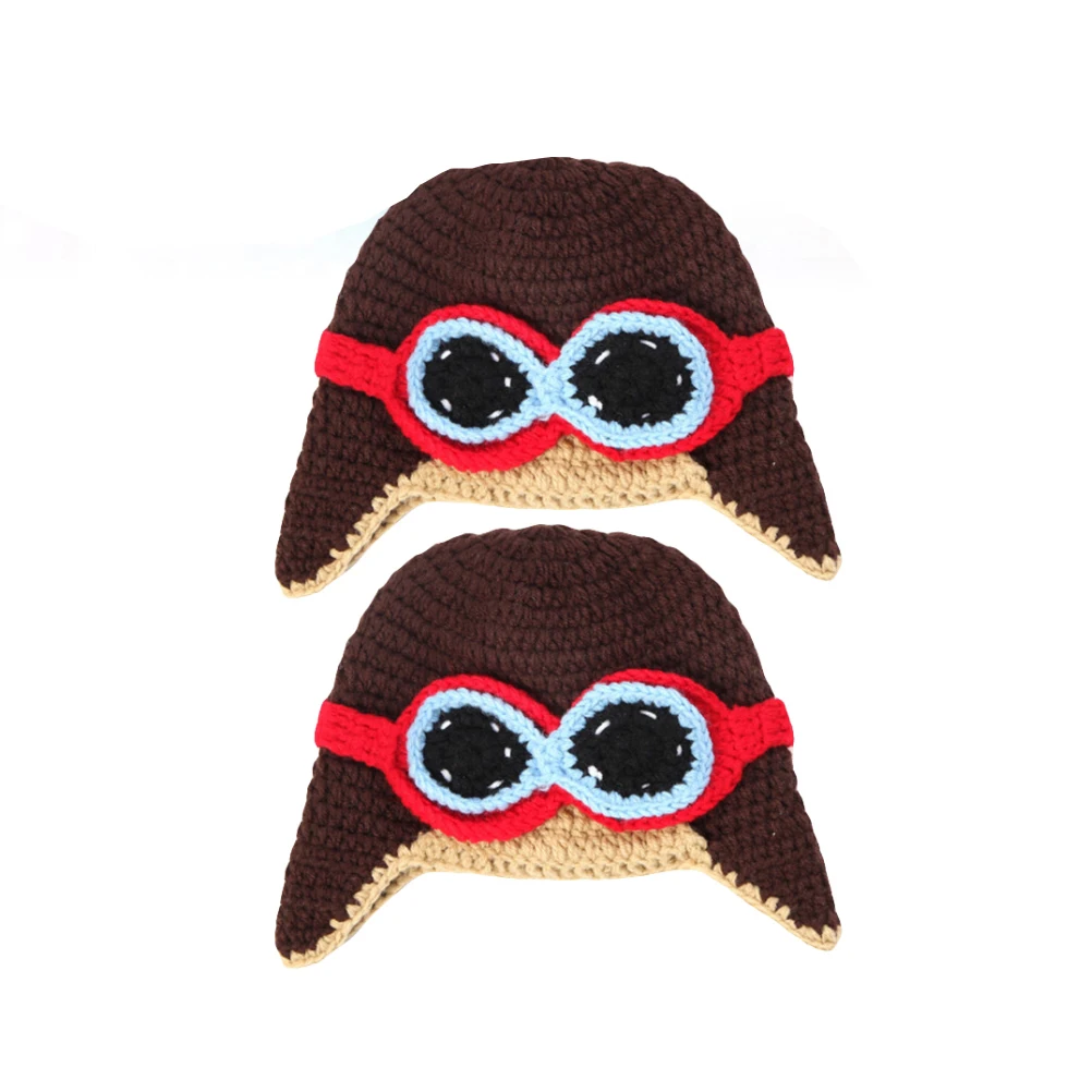 

Knit Warm Woolen Cap for Kids Winter Child Hat Thermal Beanie Cute Photo Hat Knit Kids Winter
