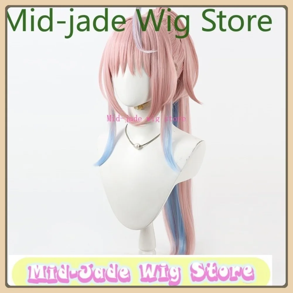 منتصف اليشم شعر مستعار مخزن Baojing لو شعر مستعار تأثيري هالوين أنيمي لعبة دور اللعب الاصطناعية الشعر الملابس الدعائم