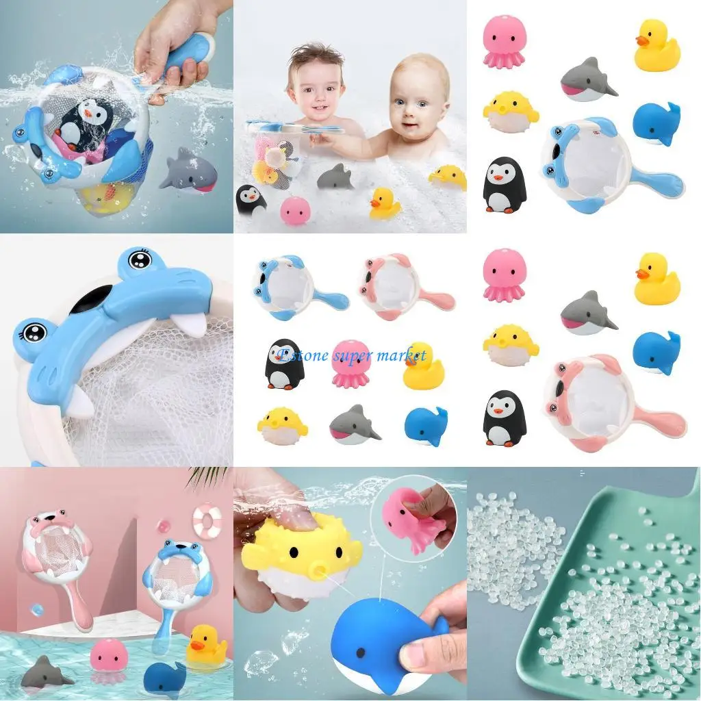 090B 풀 장난감 낚시 게임 세트 스프링클러 물고기 장난감 아기 발달 여름 선물 장난감