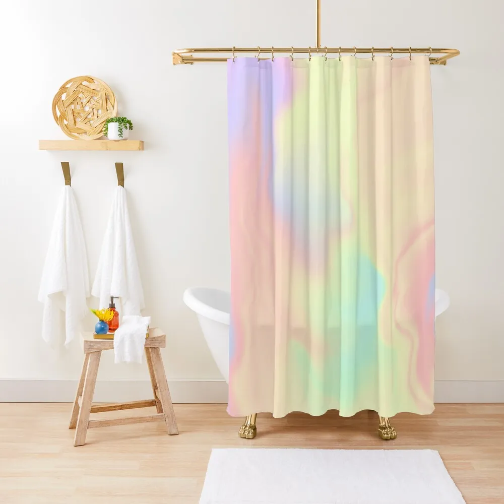 

Unicorn Holographic paint Shower Curtain Transparent Bathroom Shower Anti-Mold Waterproof Shower Curtain
