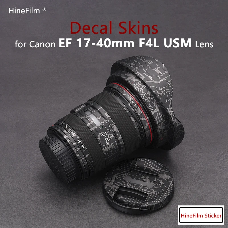 

for Canon EF 17-40mm f4 L USM Lens Premium Decal Skin EF17-40 F4 Lens Sticker for Canon 17 40 f4 Lens Protector Cover Film