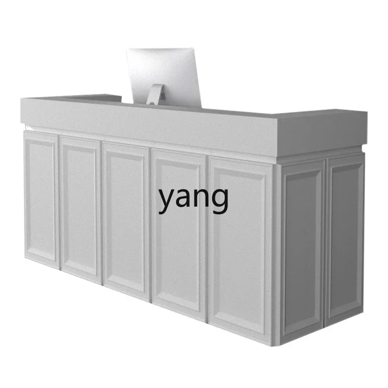 LH Clothing Store Cashier Counter Simple Lacquer Beauty Salon Reception Desk
