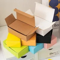 100Pcs 90x54x0.3mm Kraft Paper Card Blank Business Message Note Thank You Writing Label Bookmark Learning