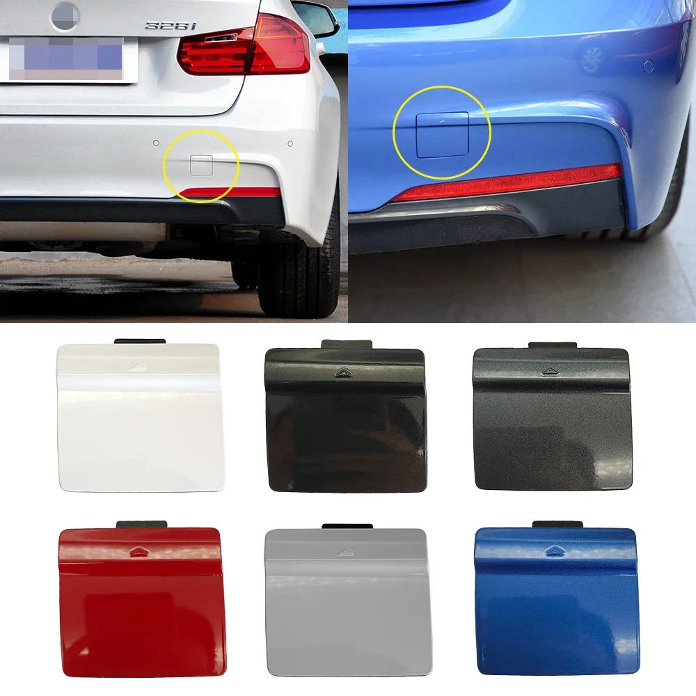For BMW F30 M Sport Rear Bumper Primed Tow Hook Cover Plastic With Color For BMW 3 Series 316 320 325 530 2012-2019 51128056615