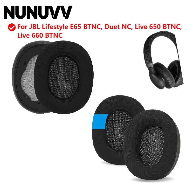Replacement Ice gel Ear Pads for JBL Lifestyle E65 BTNC, Duet NC,Live 660 BTNC Headphones Headset Earpads repair parts 12.11 - view 3
