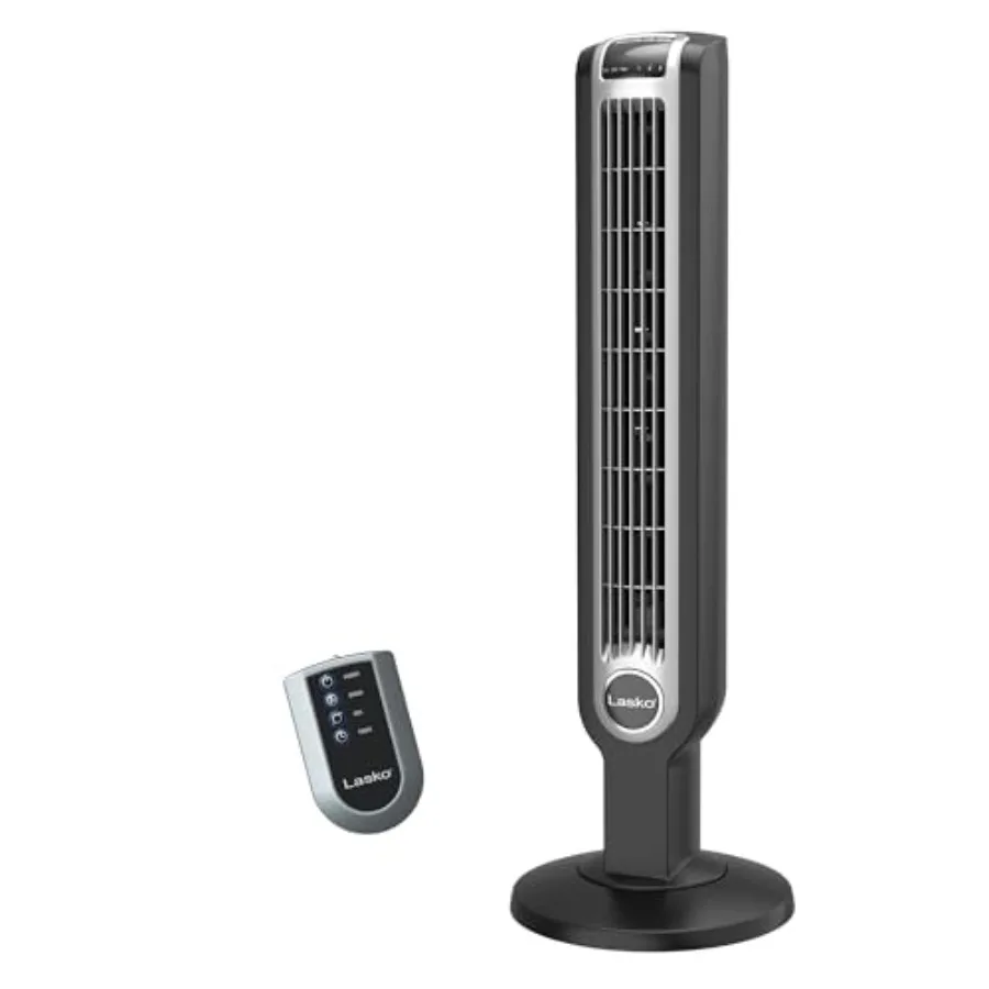 

Oscillating Tower Fan with Remote Control 3 Quiet Speeds Timer for Bedroom Kitchen Office Use 36" 2511
