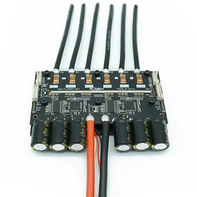200A High Current Stable Electric Skate Board ESC Based on VESC 6 with Heatsink Motor Controller