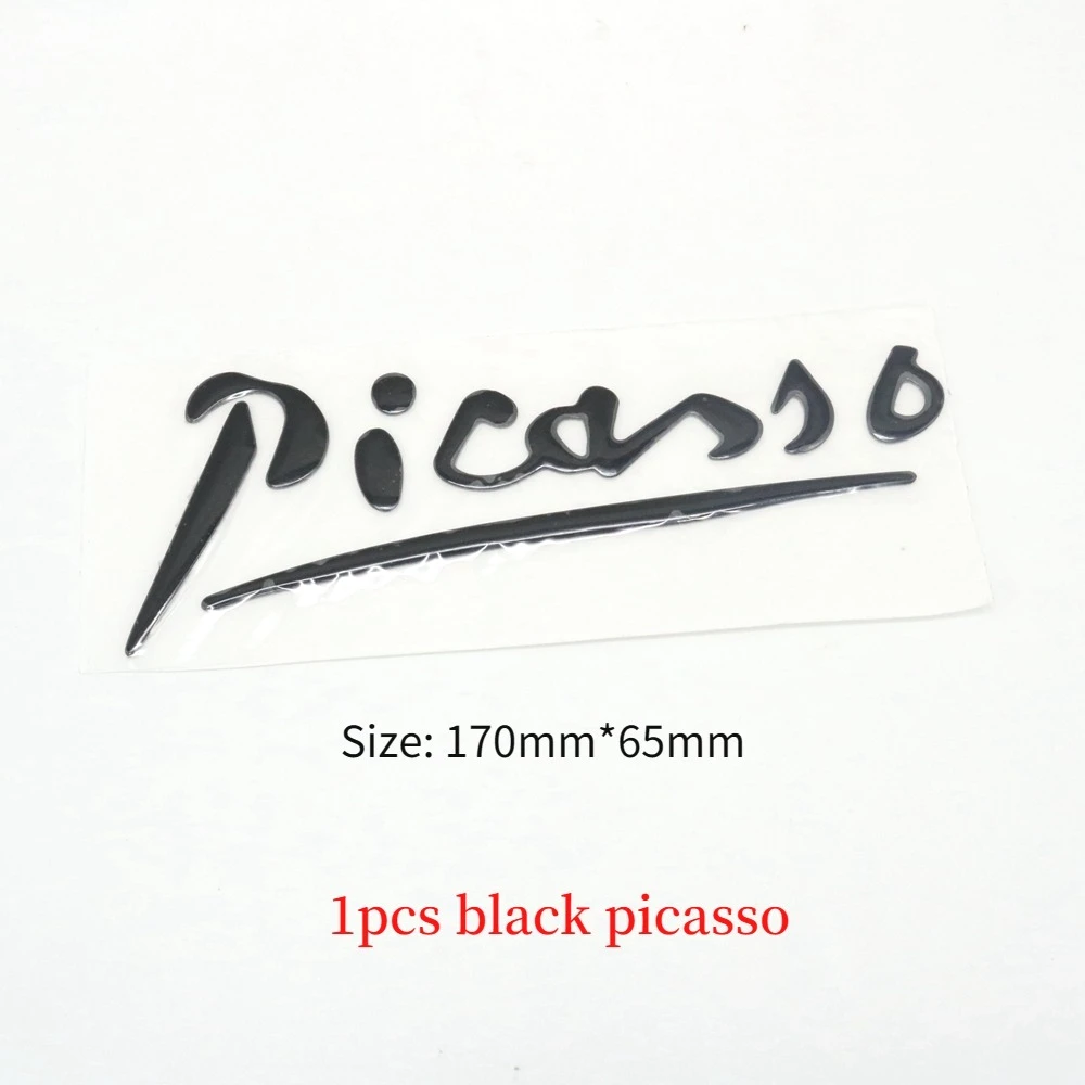 Pour Picasso C4 C5 C3-XR c-elysee C-QUATRE hayon mots emblème Badge autocollant coffre arrière 3D le